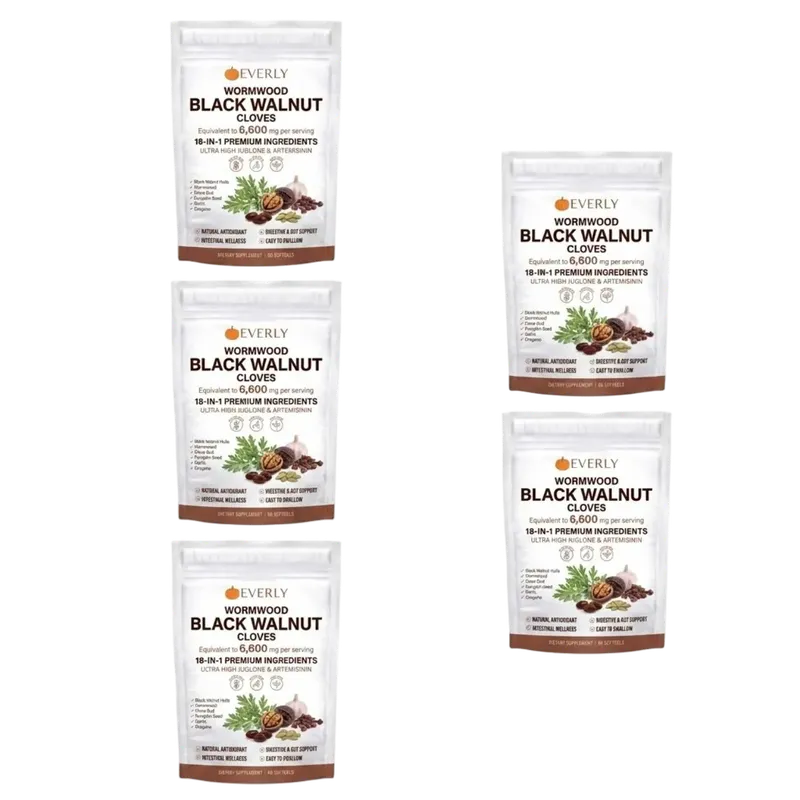 Everly Wormwood Black Walnut Cloves Softgels
