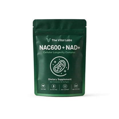The Vital Labs NAC600 + NAD+