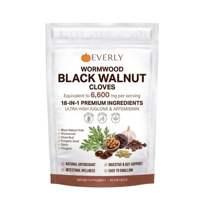 Everly Wormwood Black Walnut Cloves Softgels