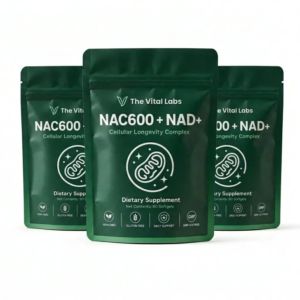 The Vital Labs NAC600 + NAD+