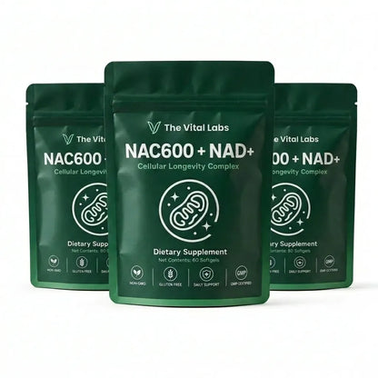 The Vital Labs NAC600 + NAD+