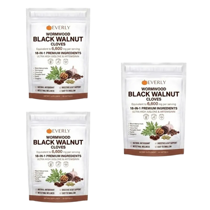 Everly Wormwood Black Walnut Cloves Softgels